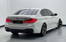 BMW M550i Std 4.4L 2018 BMW 550i xDrive M-Sport, Oct 2027 BMW Service Contract, BMW Service History, GCC