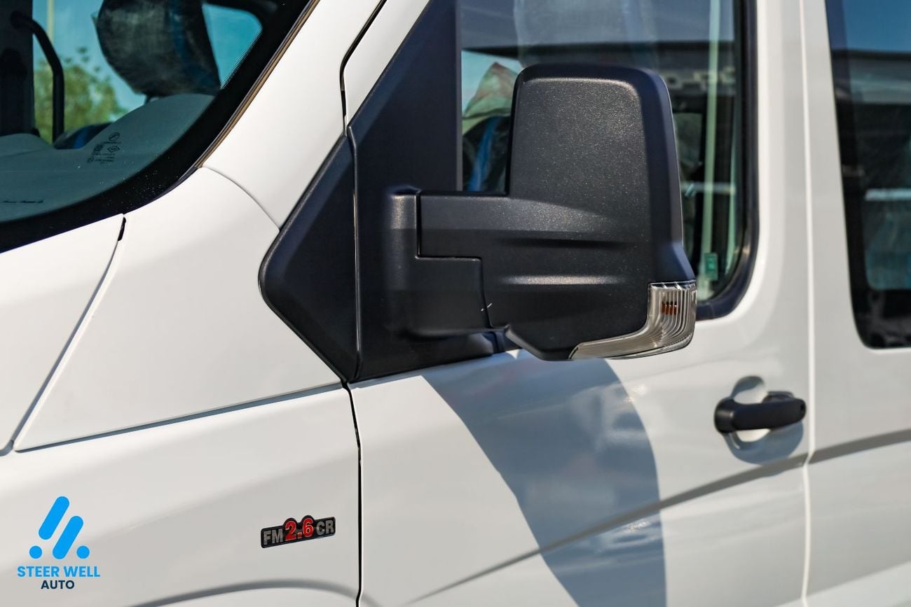 فورس أوربانيا 2026 GCC Specs | 14-Seater | 2.6L Turbo DSL | High Roof | 5 Speed MT | Passenger Van | For Export