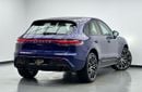 Porsche Macan Std 2.0L (252 HP) 2023 Posche Macan, 2027 Porsche Warranty, Full Porsche Service History, Very Low K