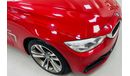 BMW 420i M Sport GCC .. FSH .. Original Paint .. Perfect Condition .. Top .