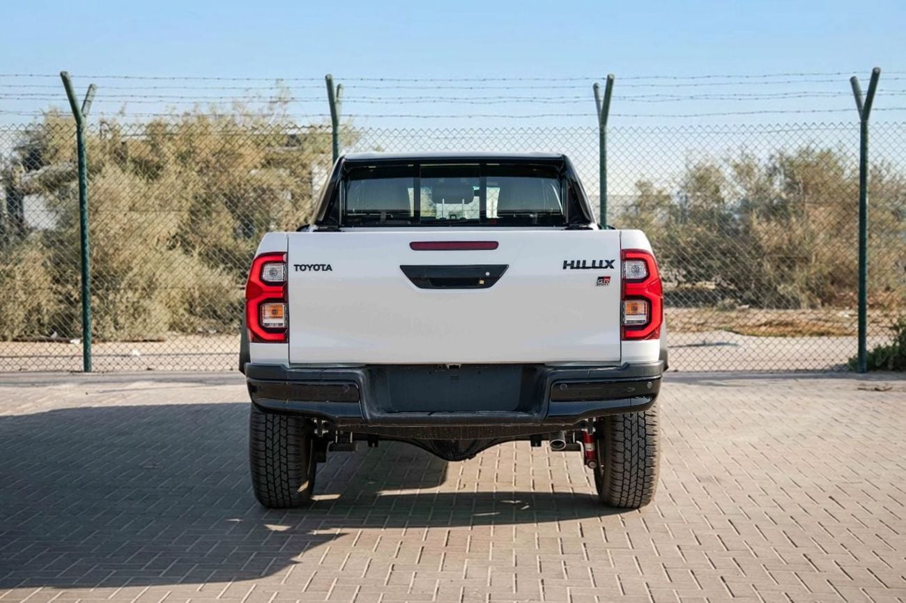 تويوتا هيلوكس GR Sport 4.0L - Platinum White Pearl Inside Black | Export Only