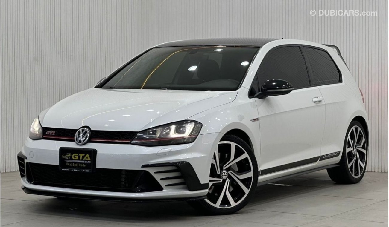 فولكس واجن جولف 2017 Volkswagen GTI Clubsport, May 2024 AAA Warranty, Full Service History, GCC