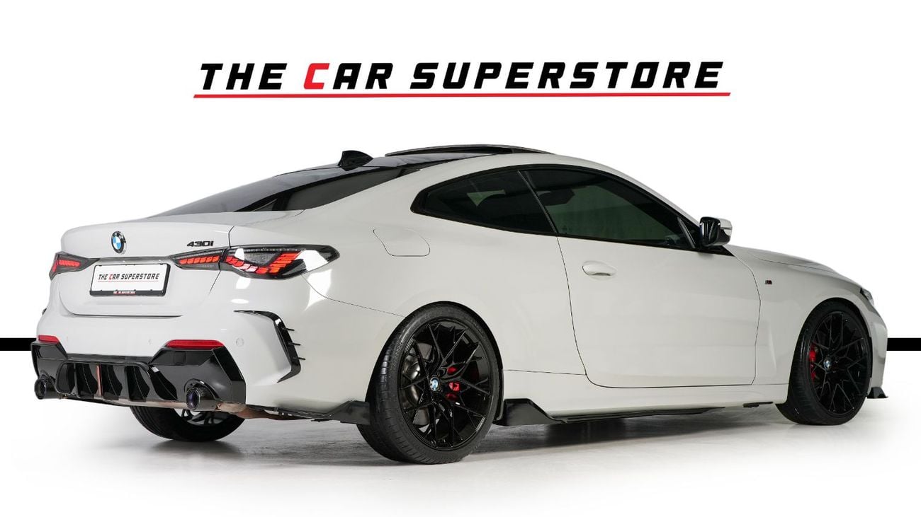 BMW 430i M Sport 2.0L GCC-Low Mileage-AGMC Full Service History Warranty & Service Contract-Aero Kit