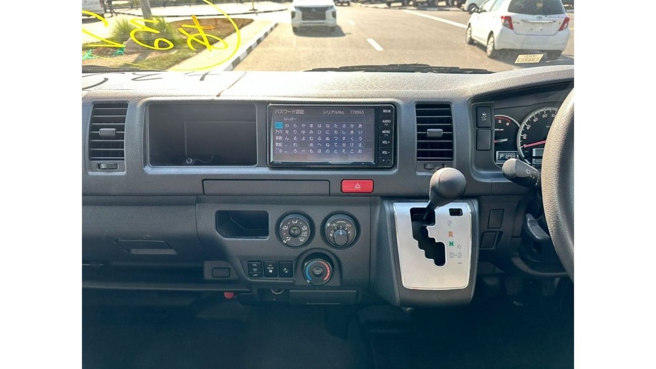 Toyota Hiace 2019 | RHD | MULTIMEDIA SCREEN | REAR VIEW CAMERA | POWER SLIDE DOOR | PREMIUM FABRICATED SEATS