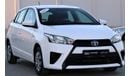 Toyota Yaris SE Toyota Yaris 2017 hatchback in excellent condition, without accidents