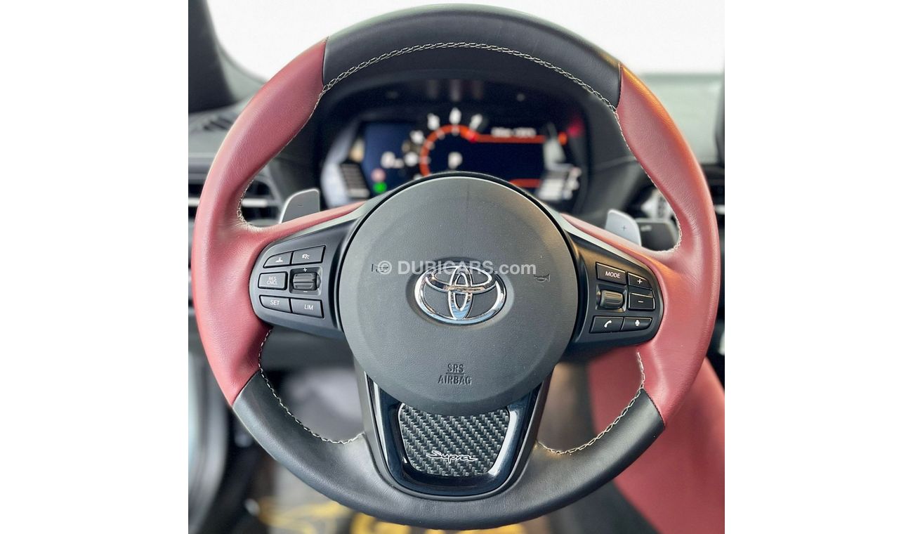 Toyota Supra GR 2020 Toyota Supra GR. 3.0 Turbo 6 Cylinder, 8 Speed Auto with 335 BHP. 0-100km in 4.3 Seconds!