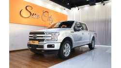 Ford F-150 ((WARRANTY AND SERVICE CONTRACT))2018 FORD F150 PLATINUM - ONLY 17000 KM - CALL US NOW !
