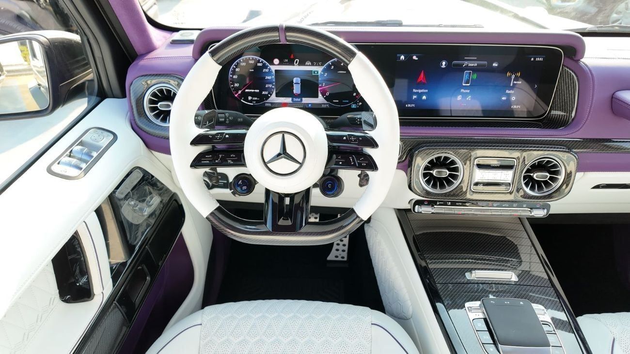 برابوس 800 - مرسيدس-AMG G 63  2025 Mercedes-AMG G 63 | 4.0L Twin-Turbo V8 | 800 HP | BRABUS Middle East Warranty