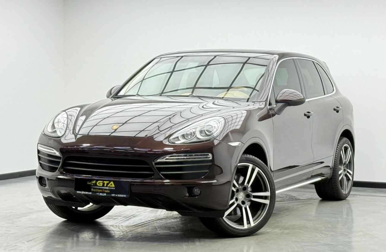 Porsche Cayenne S 4.8L 2014 Porsche Cayenne S V8, Porsche Service History, Sport Chrono Package, GCC