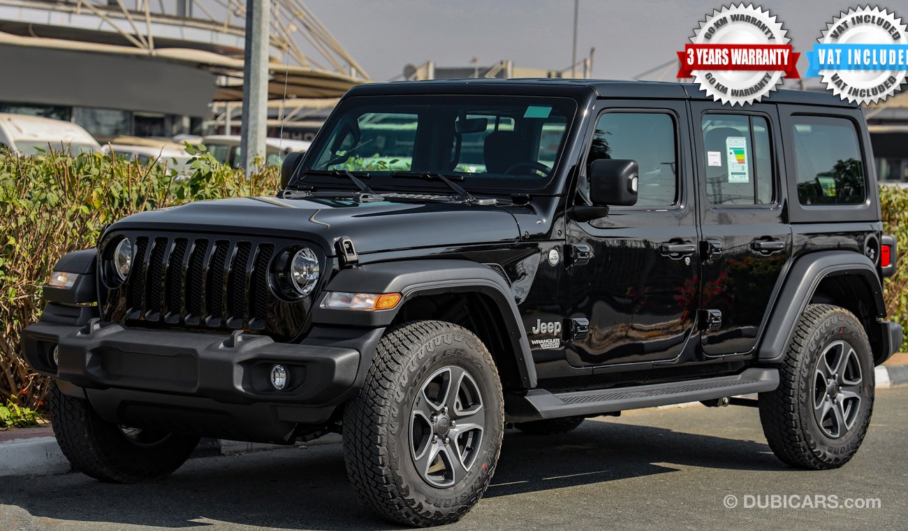 Jeep Wrangler Unlimited Sport Plus V6 3.6L , GCC , 2021 , 0Km , W/3 Yrs or 60K Km WNTY @Official Dealer