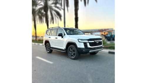 Toyota Land Cruiser GR-S 2022 Toyota Land Cruiser (300 Series), 3.3L Turbo Diesel, GR 4WD A/T, 5 Seater Black and white