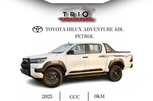 Toyota Hilux 2025 TOYOTA HILUX ADVENTURE 4.0L PETROL V6 FULL OPTION  WITH PUSH START, DIGITAL CLOCK