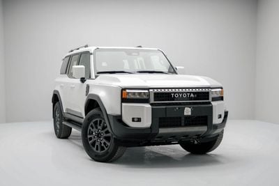 Toyota Prado ADH 2.4L - Platinum White Inside Black | Export Only