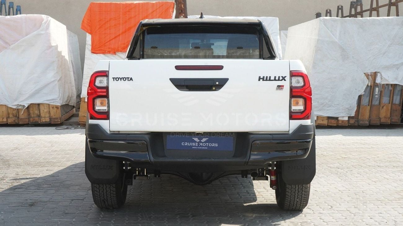 Toyota Hilux GR Sport 2.8L - Automatic . Diesel . Four Wheel Drive . 5 Seats . 4 Doors - White