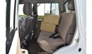 تويوتا لاند كروزر بيك آب 79 DOUBLE CAB V8 4.5L TURBO DIESEL 6  SEAT 4WD MANUAL TRANSMISSION
