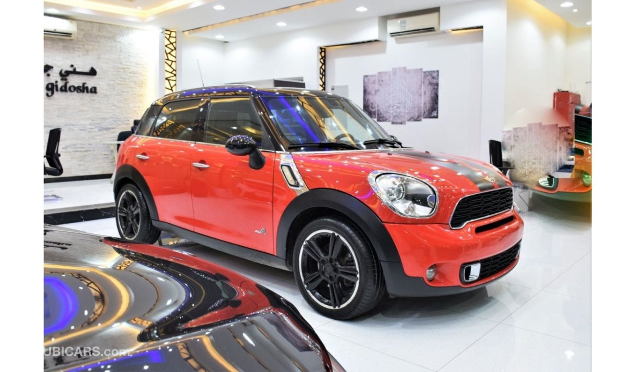 Mini Cooper S Countryman EXCELLENT DEAL for our Mini Cooper S Countryman ALL4 ( 2012 Model! ) in Red Color! GCC Specs