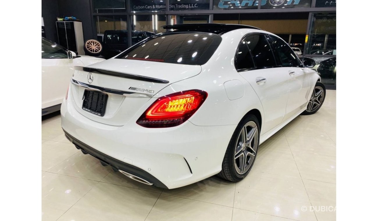 مرسيدس بنز C 300 MERCEDES C300 AMG 2020 ORIGINAL PAINT SHOWROOM CONDITION FOR 145K AED