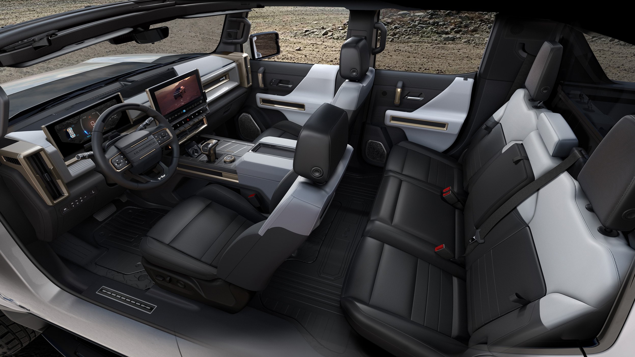 GMC Hummer EV interior - Seats