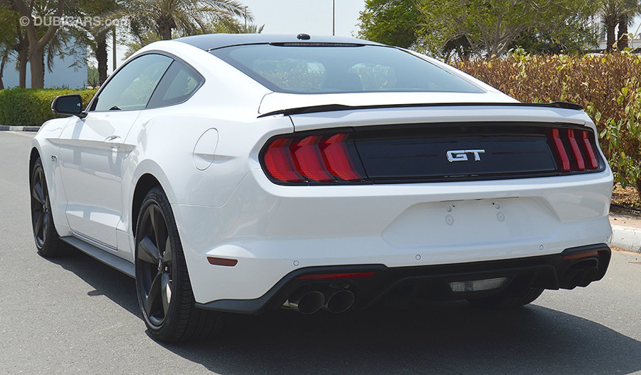 Ford Mustang 2019 GT Premium 5.0 V8 GCC, 0km w/ 3Yrs or 100K km Warranty + 60K km Service @ Al Tayer