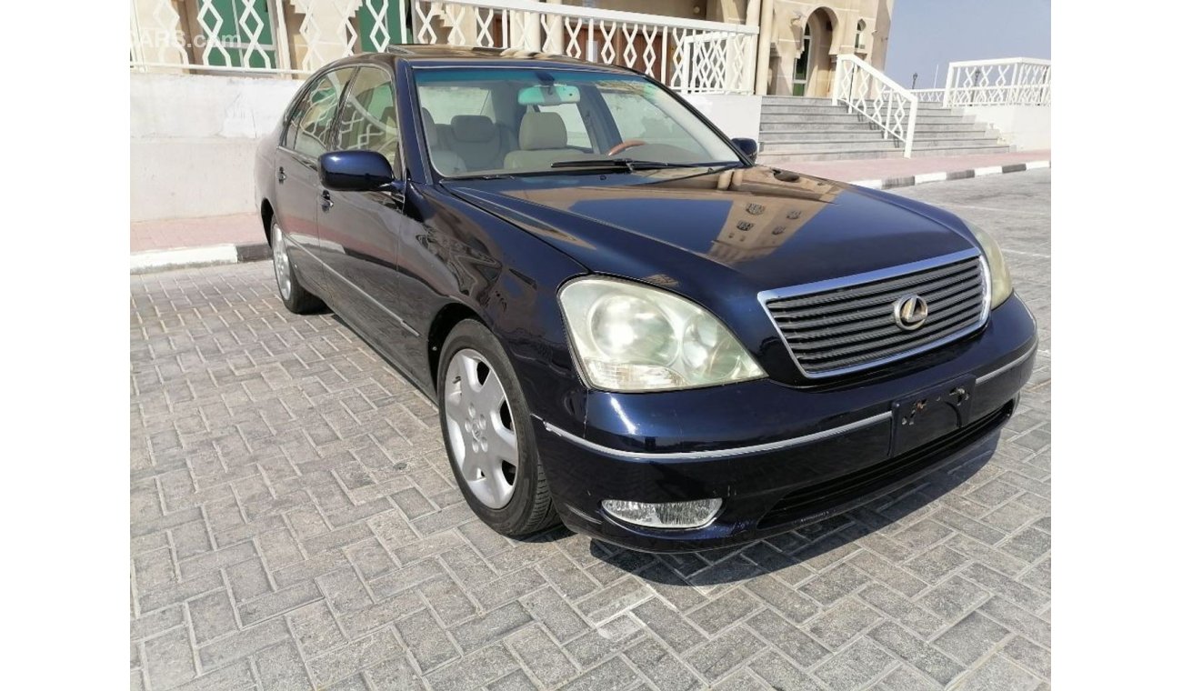 Lexus LS 430 Lexus model 2002 import 8-cylinder LS430 text ultra