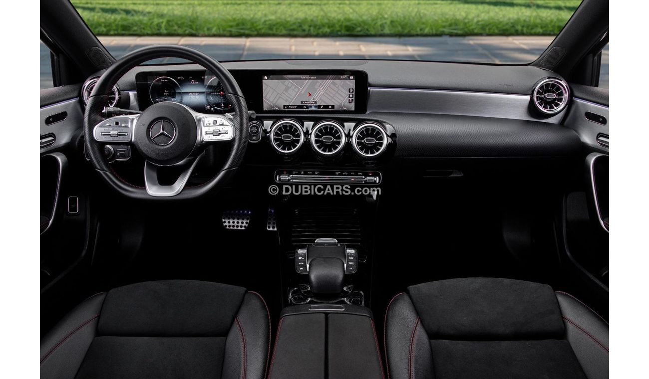 مرسيدس بنز A 200 بريميوم + 200 AMG | 3,427 P.M  | 0% Downpayment | Agency Warranty!
