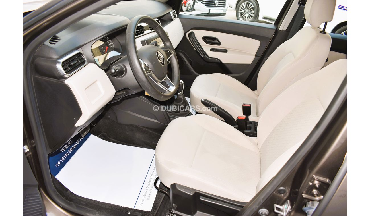 Renault Duster AED 689 PM | 1.6L PE 2WD GCC DEALER WARRANTY