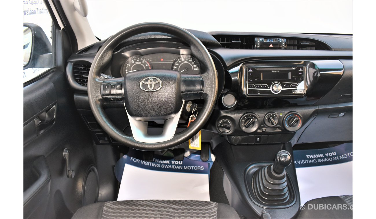 Toyota Hilux DLX DC 4WD 2.7 MT 2019 GCC