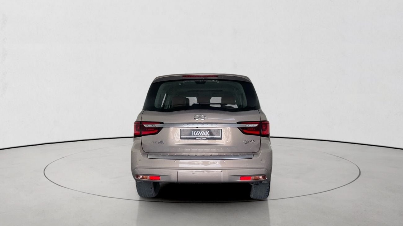 إنفينيتي QX80 5.6 SENSORY AUTO 4WD 8 SEATS | شامل الضمان | 0 ﺪﻔﻋﺓ ﺃﻮﻟﻯ