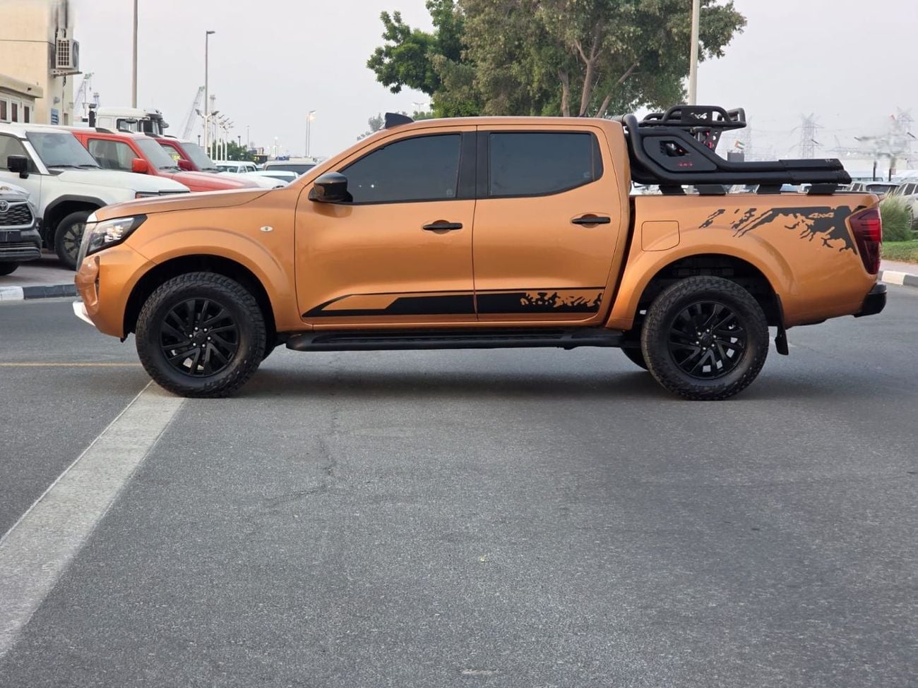 Nissan Navara 2022 | 2.3L DIESEL | AT | RHD | 4X4 SPORT WITH BASKET | ROOF TOP MOUNTED LED LIGHTS | DOWNHILL ASSIS