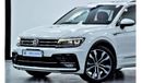 Volkswagen Tiguan EXCELLENT DEAL for our Volkswagen Tiguan R-Line 4Motion ( 2019 Model ) in White Color GCC Specs