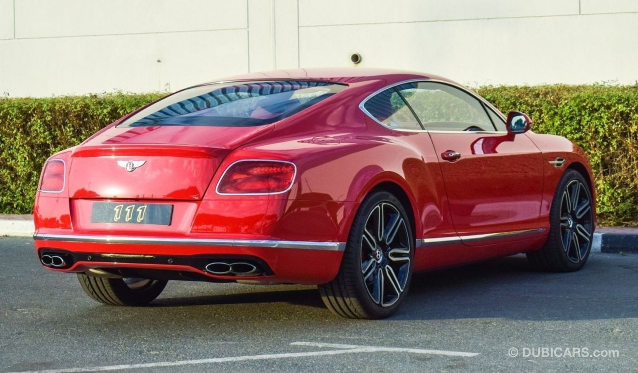 Bentley Continental GT Coupe / GCC Specifications