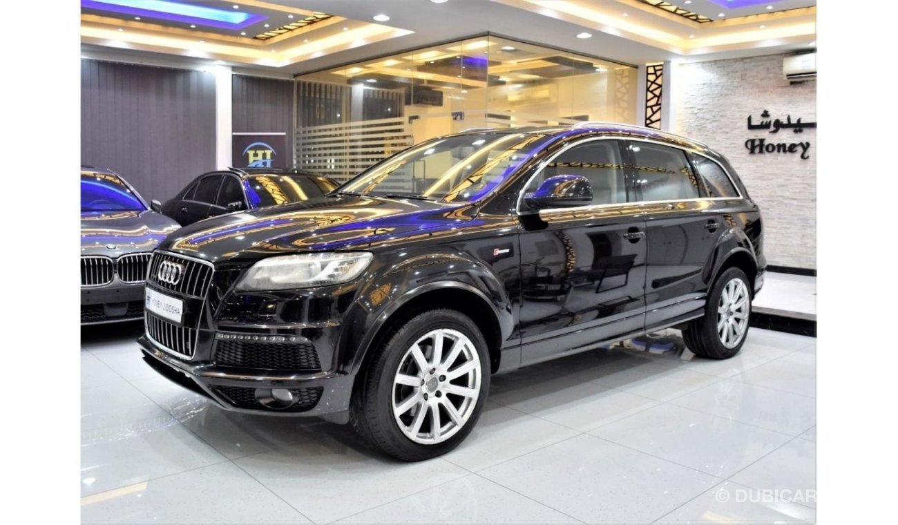 Audi Q7 EXCELLENT DEAL for our Audi Q7 SUPERCHARGED ( 2014 Model ) in Black Color GCC Specs