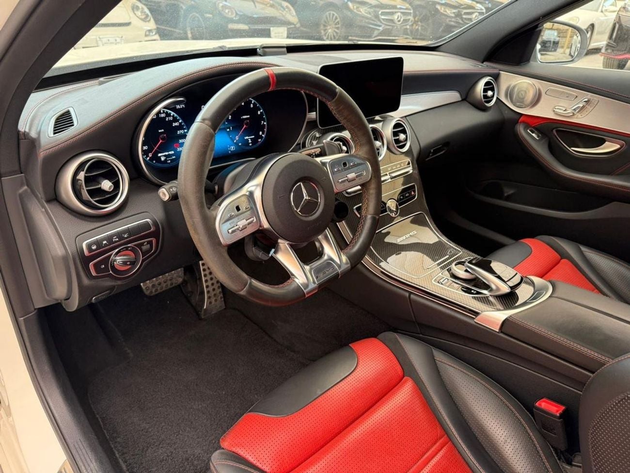 Mercedes Benz C63 AMG SAFARI T1 Std 4.0L Sedan | FULL SERVICE HISTORY | PEARL WHITE | BURMESTER SOUND SYSTEM