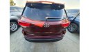 Toyota Highlander 2017 TOYOTA HIGHLANDER (Red edition) mid option