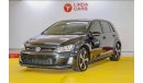 Volkswagen Golf Volkswagen Golf GTI (FULL OPTION) GCC under Warranty with Zero Down-Payment.