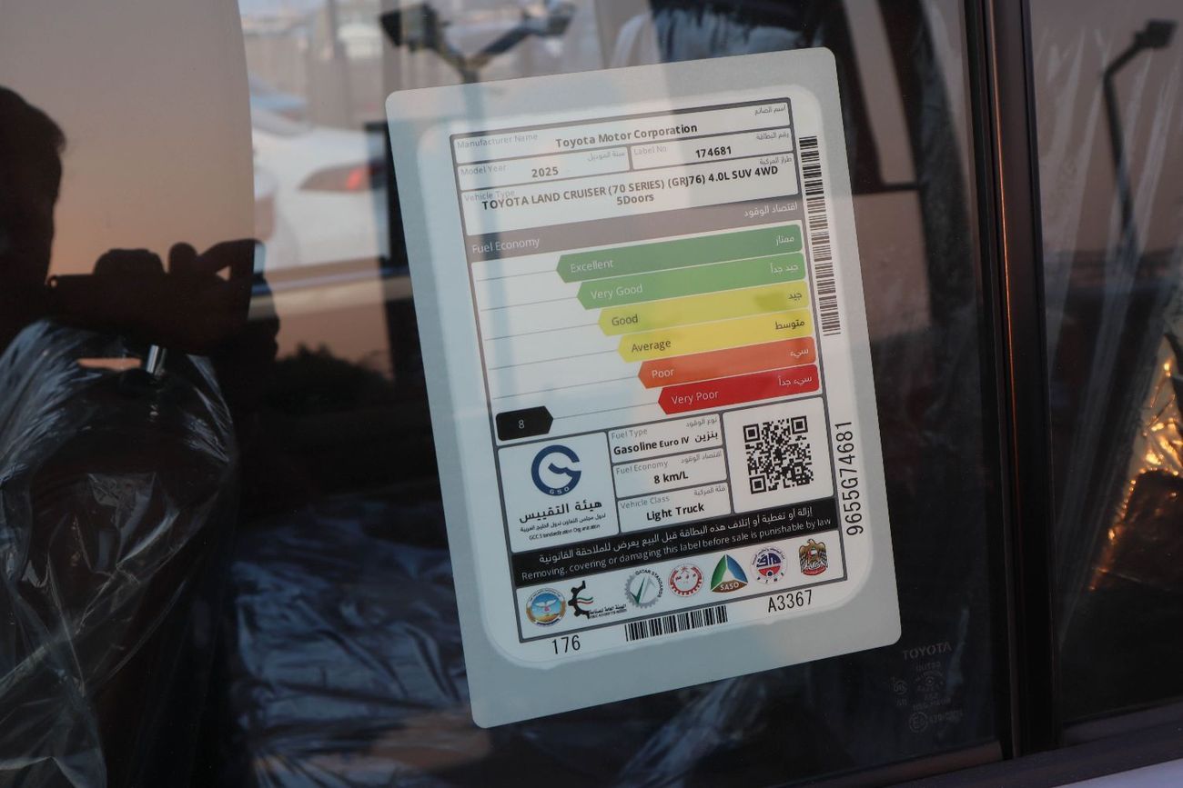 Toyota Land Cruiser 70 DLX 4.0L Toyota Land Cruiser 70 Series (GRJ76) 5-Door Hardtop - Full Option Spec List