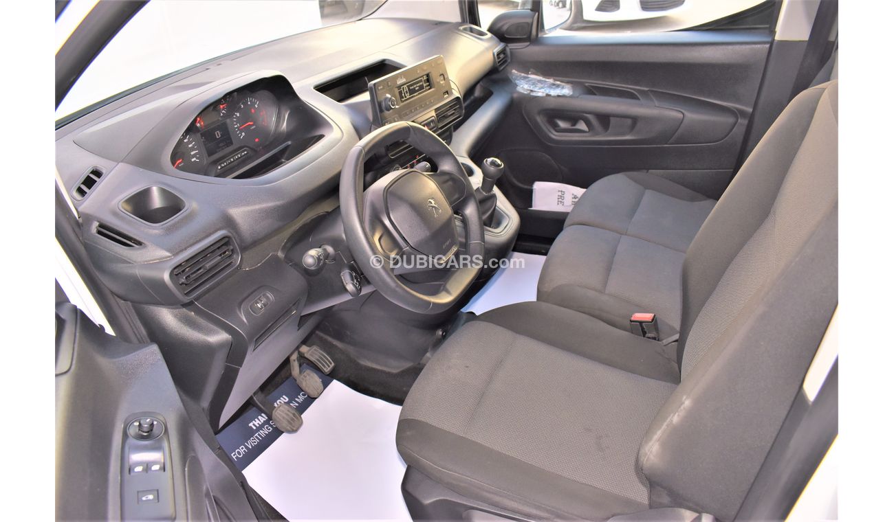 بيجو بارتنر 1.6L MT 2020 GCC AGENCY WARRANTY