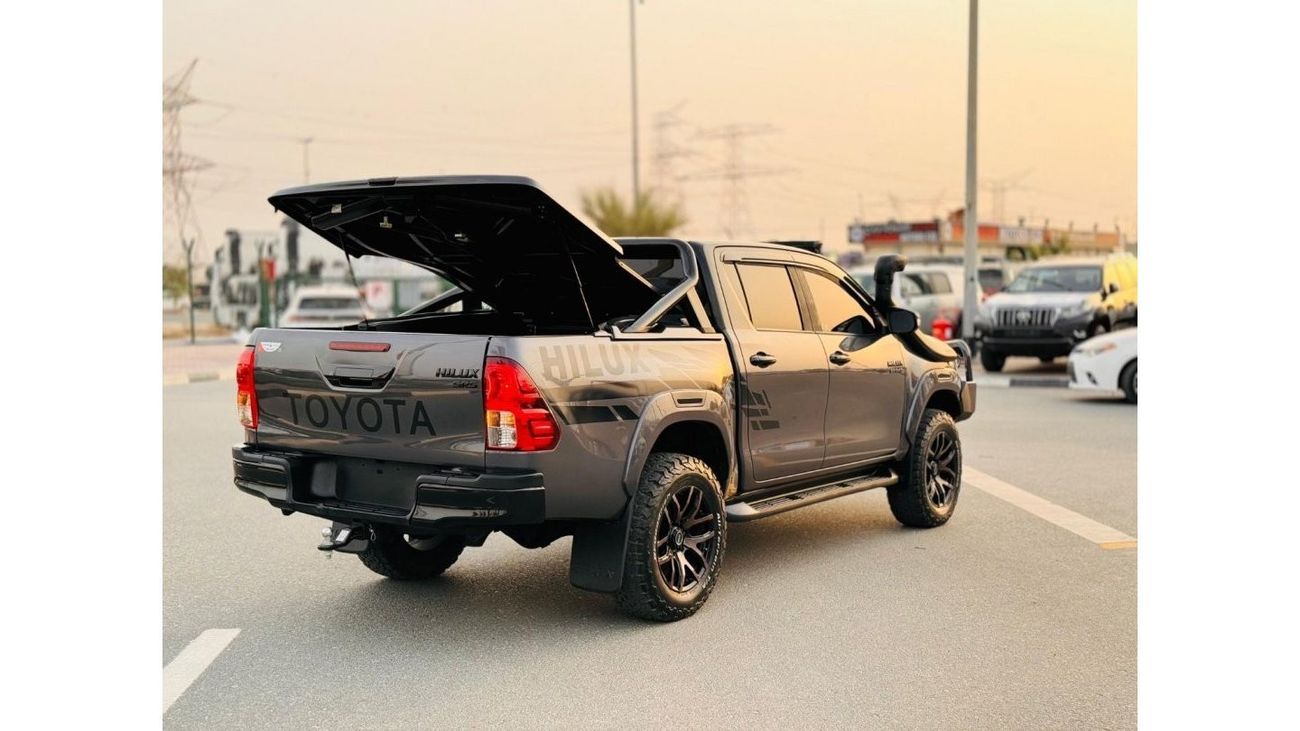 Toyota Hilux PREMIUM BULL BAR WITH LED FOCUS LIGHTS | ROOF TOP LED | AIR SNORKEL | RHD | 2017 | HILUX BOOT LID |