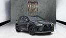 Lexus NX350 F-SPORT 1 AWD. Local Registration+10%