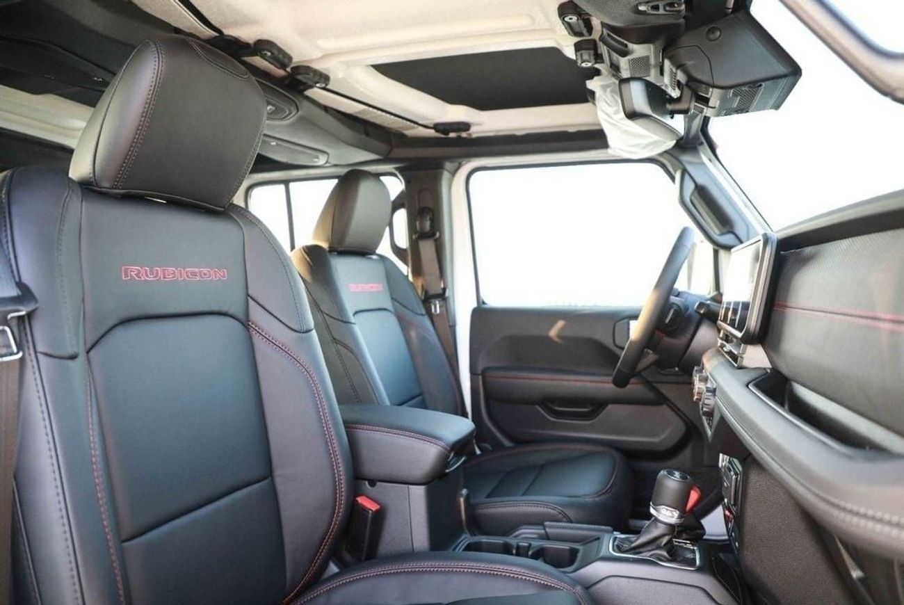 Jeep Wrangler 2024 Jeep Wrangler Rubicon Xtreme 2.0L Turbo – White inside Black & Red | Export Only