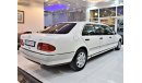 Mercedes-Benz E 320 VERY LOW MILEAGE! Mercedes Benz E320 XL ( LIMOUSINE ) 1998 Model!! in White Color! GCC Specs