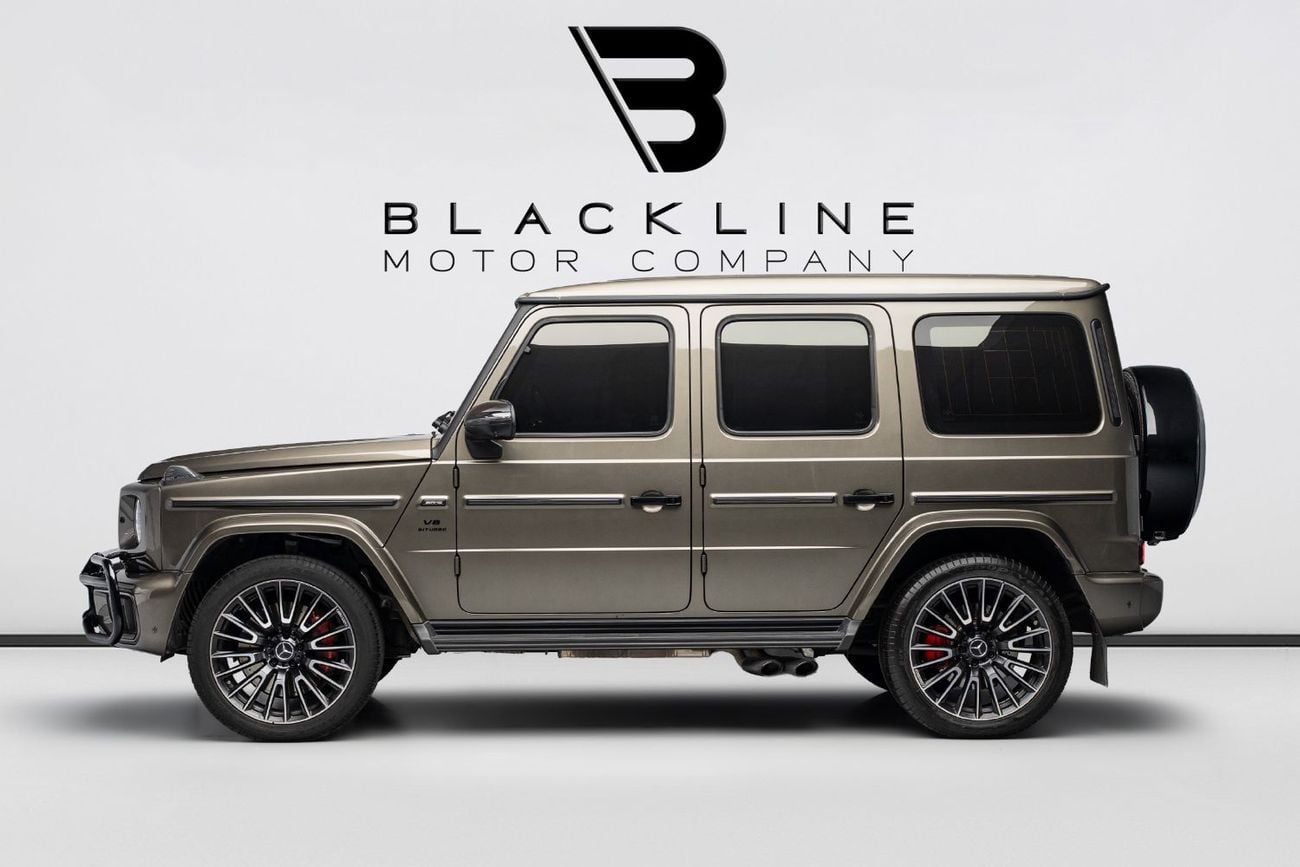 Mercedes Benz G63 AMG STD BUY NOW, PAY 2027 | THE BLACKLINE STANDARD | 2029 Mercedes Warranty + Service Contract, GCC