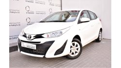 Toyota Yaris AED 879 PM | 0% DP | 1.3L SE  GCC DEALER WARRANTY