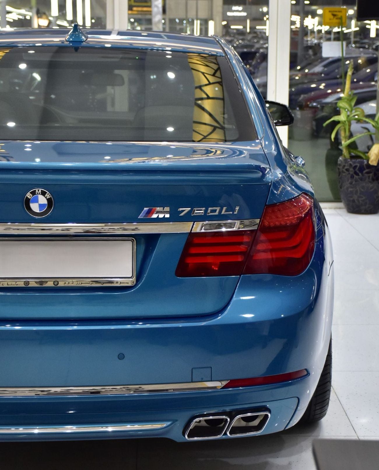 BMW 750Li INDIVIDUAL EXCELLENT DEAL for our BMW 750Li - ALPINA KIT ( 2014 Model ) in Blue Color GCC Specs