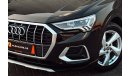 أودي Q3 35 TFSI Advanced | 2,838 P.M  | 0% Downpayment |  Perfect Condition!