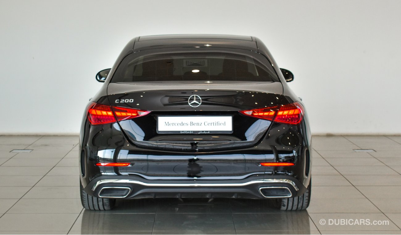 مرسيدس بنز C200 SALOON / Reference: VSB ***** Certified Pre-Owned with up to 5 YRS SERVICE PACKAGE!!!