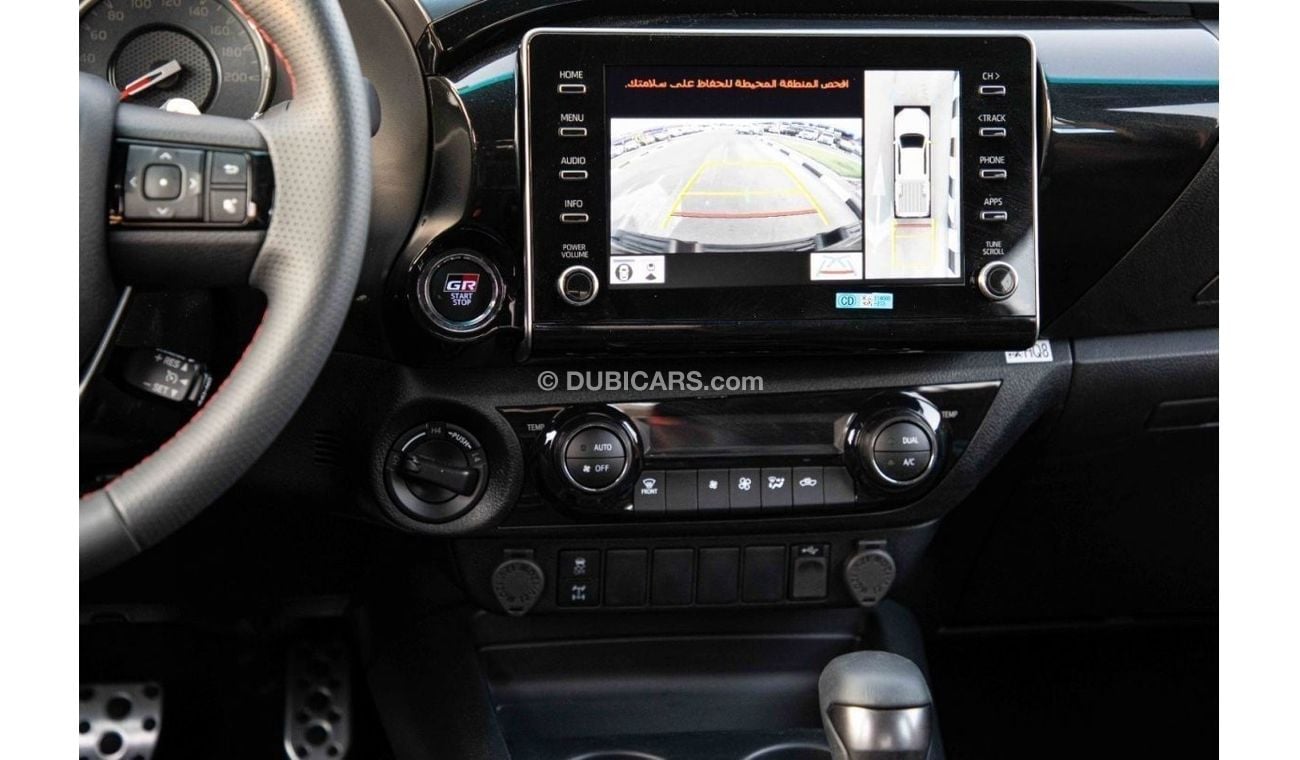 تويوتا هيلوكس 2023 Toyota Hilux 4x4 DC 2.8L GR Sport Diesel AT - Black inside Black