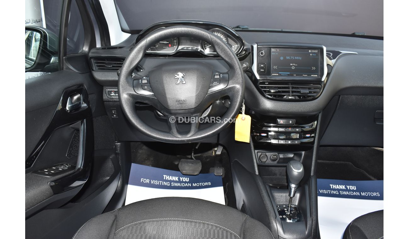 Peugeot 208 AED 449 PM | 1.6L ACTIVE GCC AGENCY WARRANTY UP TO 2024 OR 100K KM