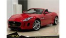 Jaguar F-Type V6 Convertible, Warranty, Full Jaguar Service History, Low KMs, GCC