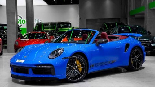 Porsche 911 SWAP YOUR CAR FOR 2024 TURBO S CABRIO (NEW) UNDER WARRANTY- SHARK BLUE - SPORT EXHAUST - CARBON MATT